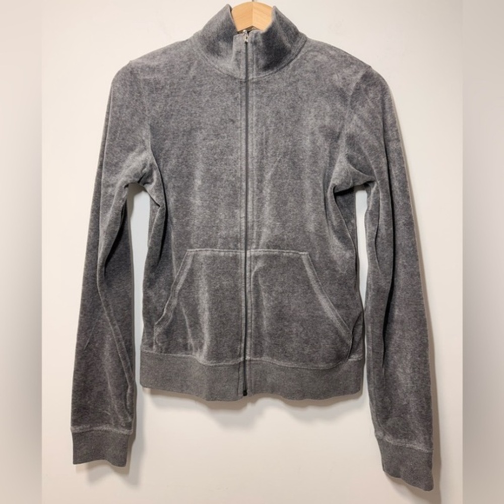 Juicy Couture Gray Zip-Up Jacket size M